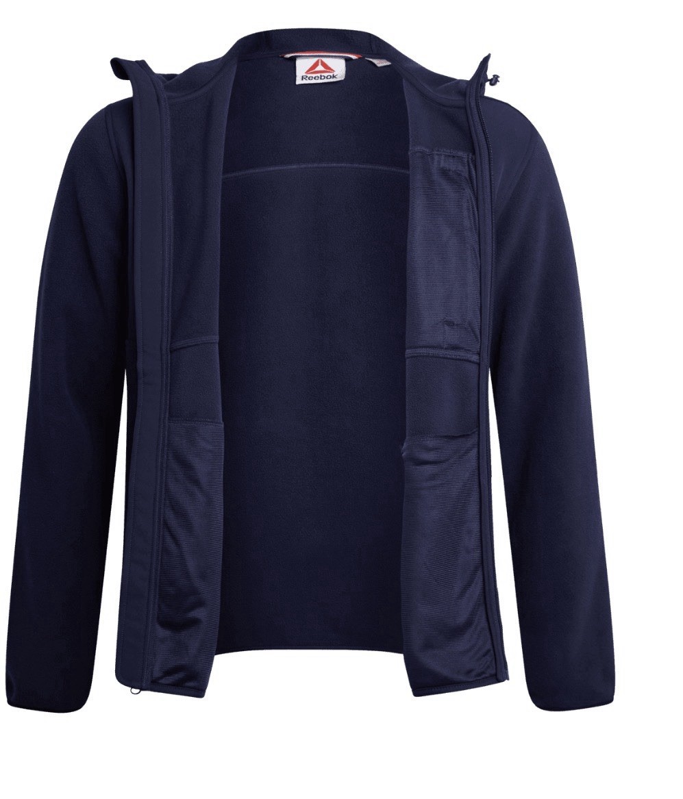 Reebok Men’s Polarfleece Jacket – XL – Hooded, Water-Resistant Fleece – NEW thumbnail 5