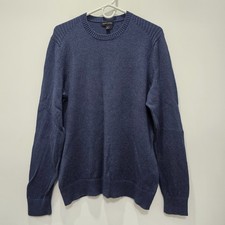 Banana Republic mens Long Sleeve Crew Neck Navy Sweater Medium