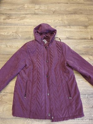 Women Anna Rose Jacket Burgundy XL