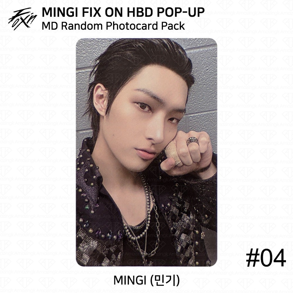 ATEEZ Mingi FIX ON HBD POP UP Photocard Benefit Official MD