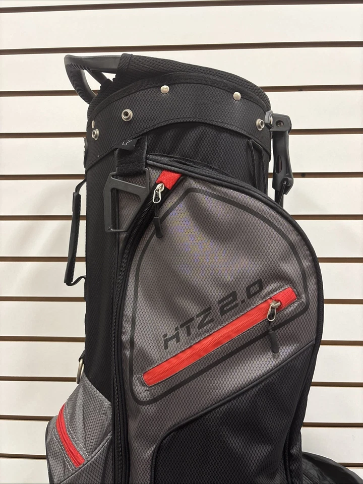 New Hot-Z Golf 2.0 Stand Bag 6 Way 5 Pockets W Rain Cover EXCELLENT CONDITION - Image 4 of 4