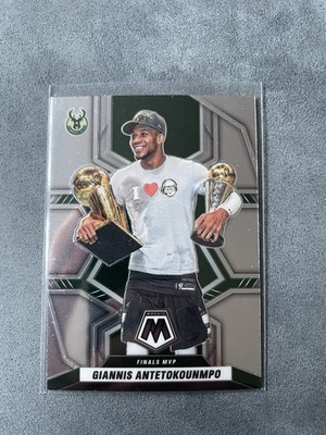 2021-22 Panini Mosaic Basketball Giannis Antetokounmpo #296