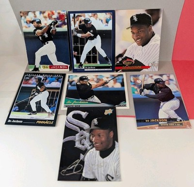 Bo Jackson Chicago White Sox Card Lot (7) Topps Score Pinnacle Upper Deck