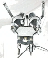 Ludwig LC-342-TSR Rocker 80s/90s Double Tom Stand  Black/White Label - LRDTS-204