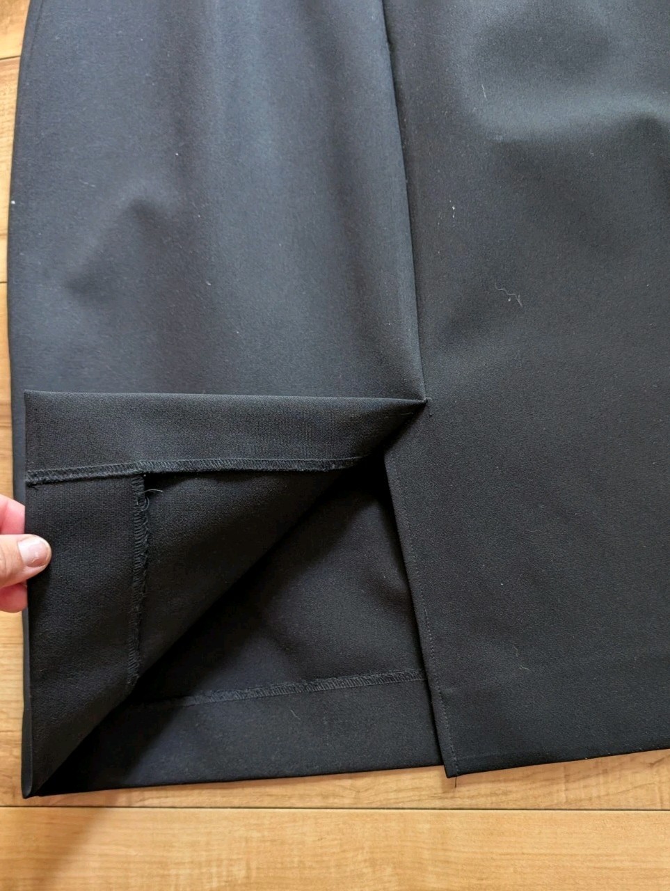 Teri Jon by Rickie Freeman Black Ruffle Bell-Sleeve Mother Of Wedding Dress Sz 6