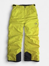 The North Face Ski Hyvent Trousers W34 L26 Yellow Unisex Waterproof Pants Skiing