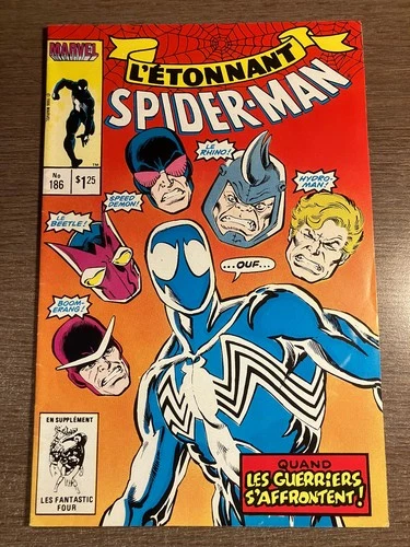 SPIDER-MAN #186 french canadian comic EDITIONS HERITAGE (1986) ASM #281
