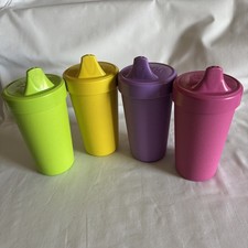 Re-Play Sippy Cups 4 Pack Purple Pink Green Kids Toddler BPA Free USA Made