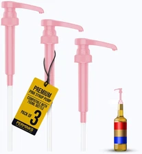 Premium Syrup Pump Compatible with Torani 750 Ml Bottle, Davinci Syrups - No Spi