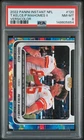 2022 PANINI INSTANT NFL VERSICOLOR PATRICK MAHOMES II TRAVIS KELCE 5/5 PSA 8