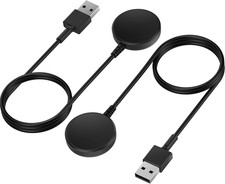  2-Pack USB-A Charger Cable for Samsung Galaxy Watch 8/8 Classic/Ultra/7/6/6 Cl