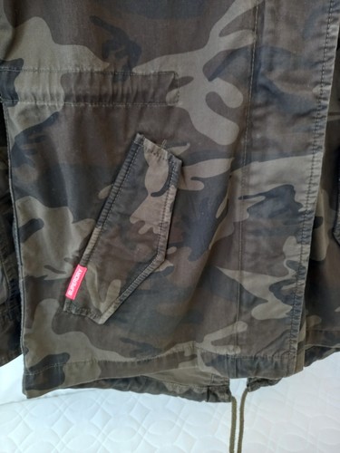 ❤️ Superdry Ladies Brown Green Camouflage Jacket Size XS Vgc - Picture 2 of 6