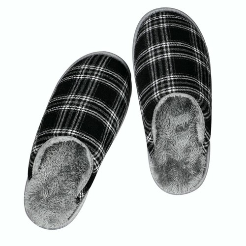 Mens Womens Fuzzy Bedroom Slippers Warm 