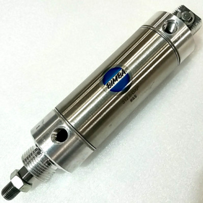 312.5-DXP, Bimba, 2.5'' Bore, 2.5'' Stroke, Rear Pivot Mount, Threaded End Mounts