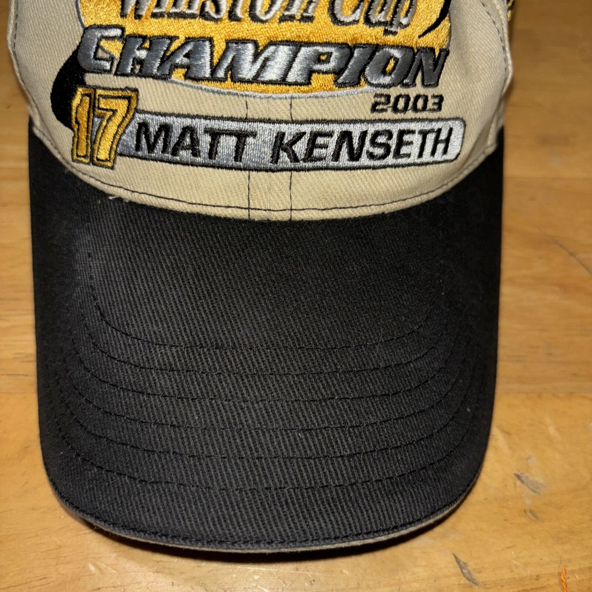 Matt Kenseth DeWalt Racing 2003 NASCAR Winston Cup Champion Hat