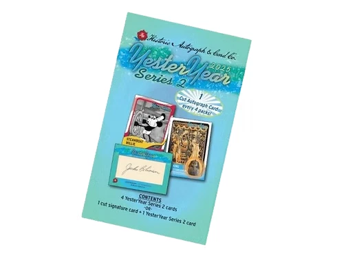 2025 Historic Autographs YesterYear Series 2 4 Cards or 2 Cards if You Get a CUT
