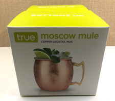 True Moscow Mule Mugs, Stainless Steel Copper...