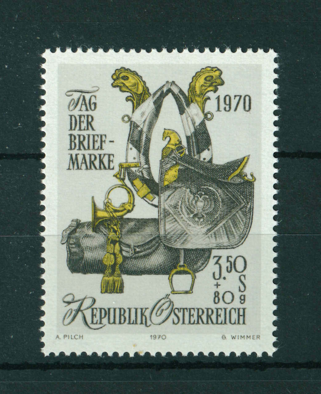 Austria 1970 Stamp Day stamp. MNH. Sg 1600