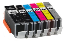 Ink Cartridges For PGI-250 XL CLI-251 XL PIXMA MG7120 MG7520 MG6320 iP8720