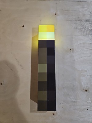 Minecraft Torch Light ThinkGeek,  Wall Mount Capable 