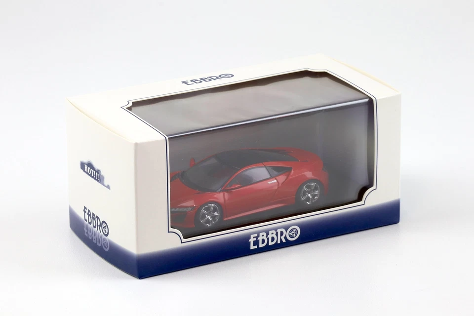 1:43 Ebbro Honda Nsx Concept Car 2013 Red - Immagine 3 di 3