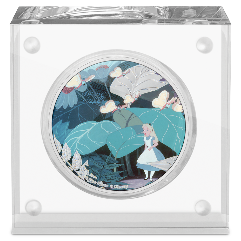 Disney Alice In Wonderland 2021 Niue 1oz Fine Silver Proof Coin $2