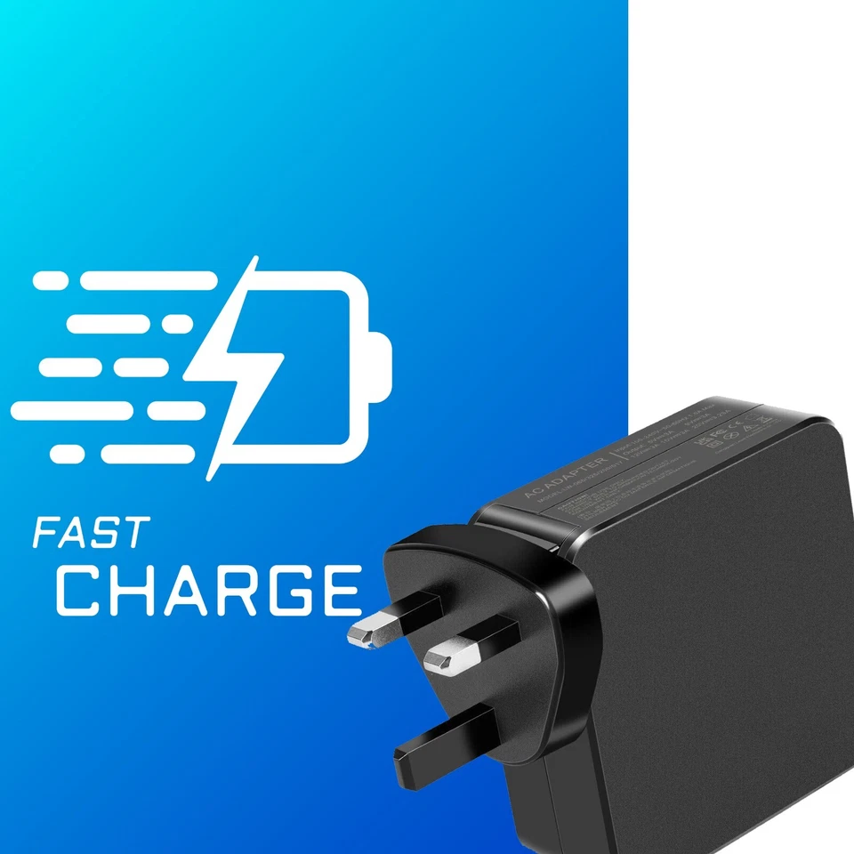 USB -C Fast Charger for Lenovo Laptop, Chromebook, HP, Mac Book Pro, Acer Laptop - Image 3 of 4