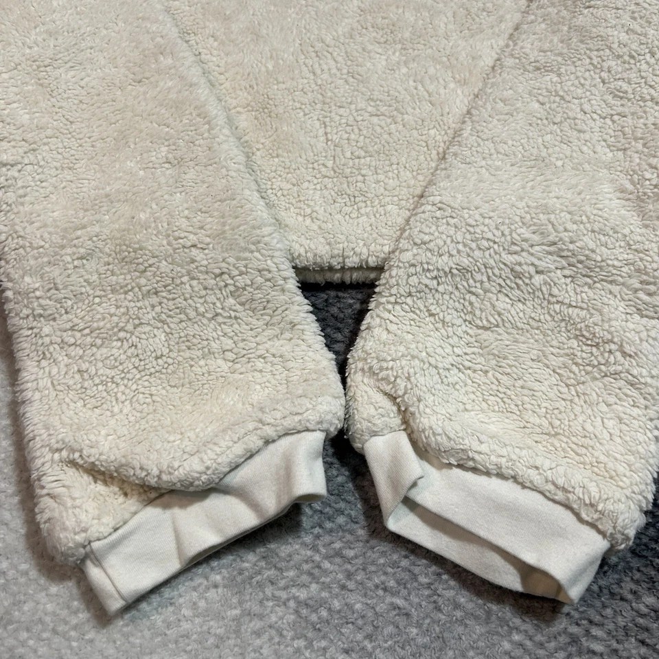 Толстовка женская Hard Tail плюшевая укороченная 100% хлопок кремовая средняя - Изображение 3 из 4