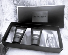 Michael Kors Pour Homme 3-Pc Travel Gift Set: EDP, Shave Balm & Shower Gel NIB