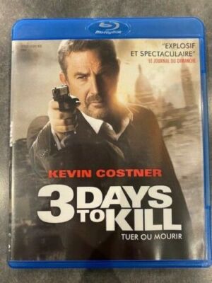 3 DAYS TO KILL / TÖTEN ODER STERBEN - BLU-RAY Film Zone B mit KEVIN COSTNER