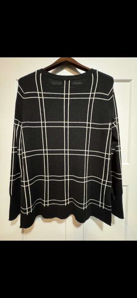 Halogen Sweater Women's 100% Cashmere Side-Tie Pullover Size 1X Flawless EUC - Image 3 of 4