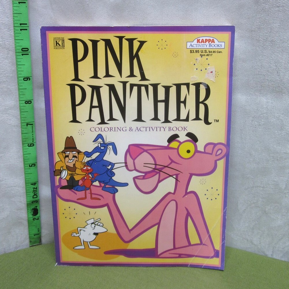 Pink Panther Cartoon Coloring Pages