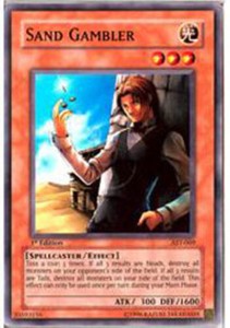Sand Gambler - AST-069 - Common - Unlimited Edition x3 - Lightly Played