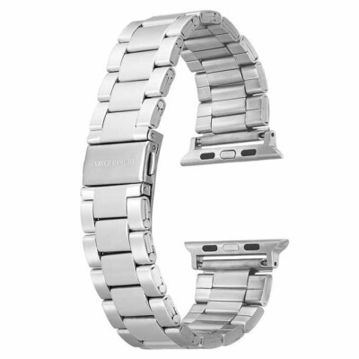 Vince Camuto Silver Tone Metal Band for 42/44/45mm Apple Watch
