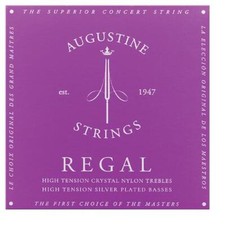 Regal/Blue - High Tension Nylon Guitar Strings 1 Set of All 6 Strings Augustine