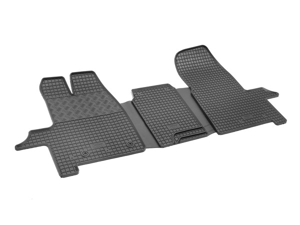 GummifußMatten Rigum Passend FüR Ford Tourneo Custom 3-Sitzer 1+2 2012-2018-image