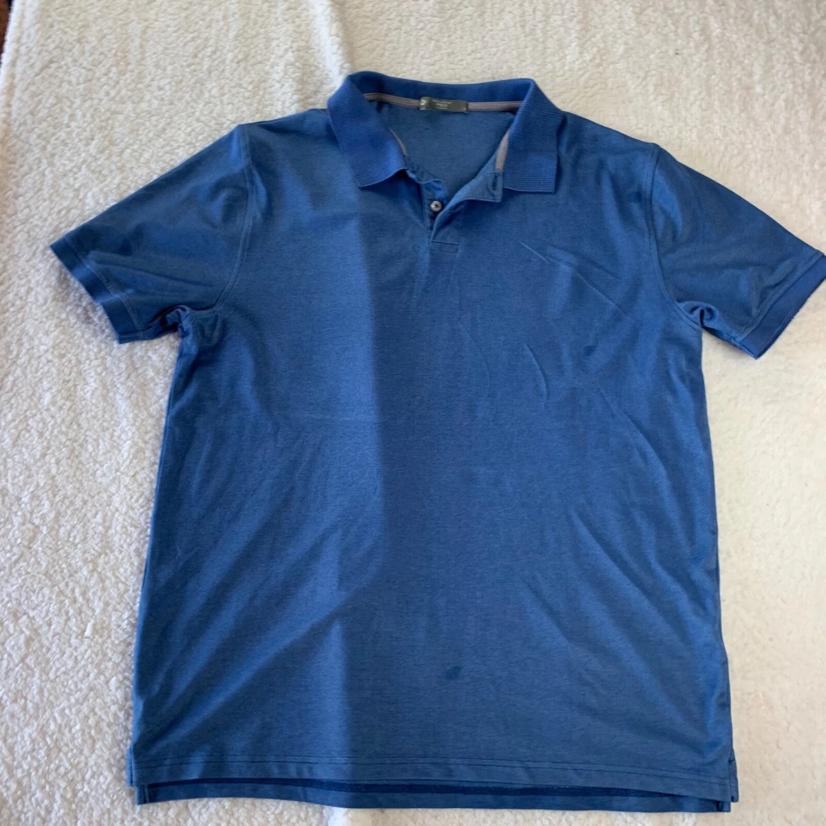 Polo Shirt Men Large Blue Egypt eBay