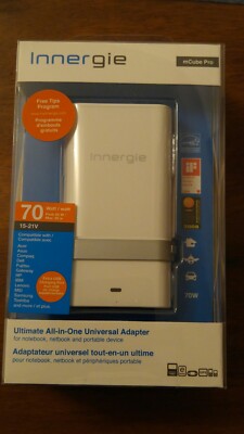 Innergie mCube Universal Adapter, 15-21V, 70 Watt, Brand New