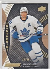 2018-19 UPPER DECK ENGRAINED SYNTHESIS GRIP PARALLEL JOHN TAVARES /50    *11534
