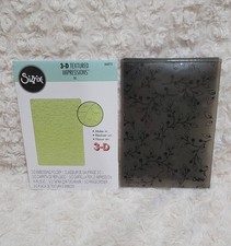 Sizzix 3D Textured Impressions A6 Embossing Folder Summer Foliage 666213