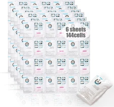 World-Bio Reusable Cold Pack Sheets for Shipping Frozen Food – 6 Pack, 14" x 13"