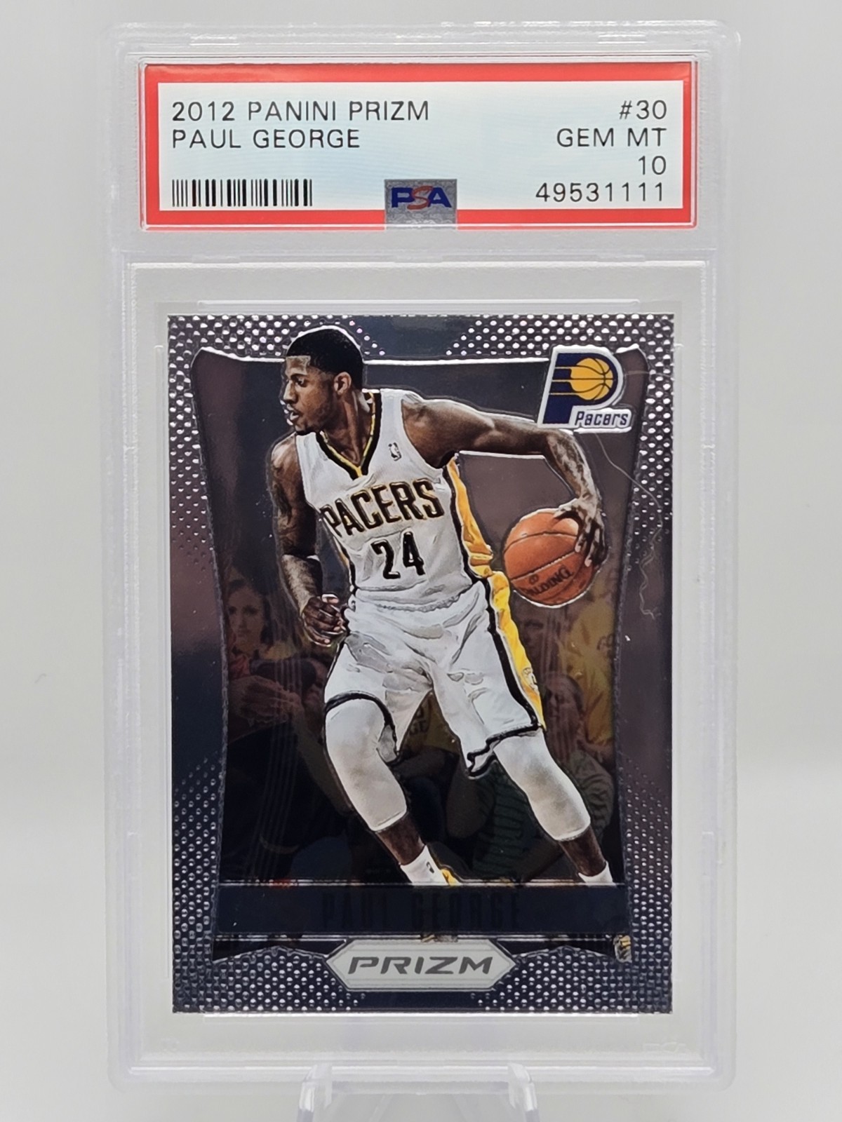 2012-13 Panini Prizm - Paul George #30 PSA 10 Gem Mint Indiana Pacers