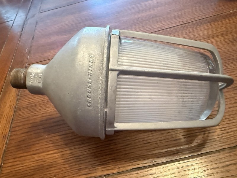 Crouse-Hinds  Explosion Proof  Vintage Industrial Cage Light