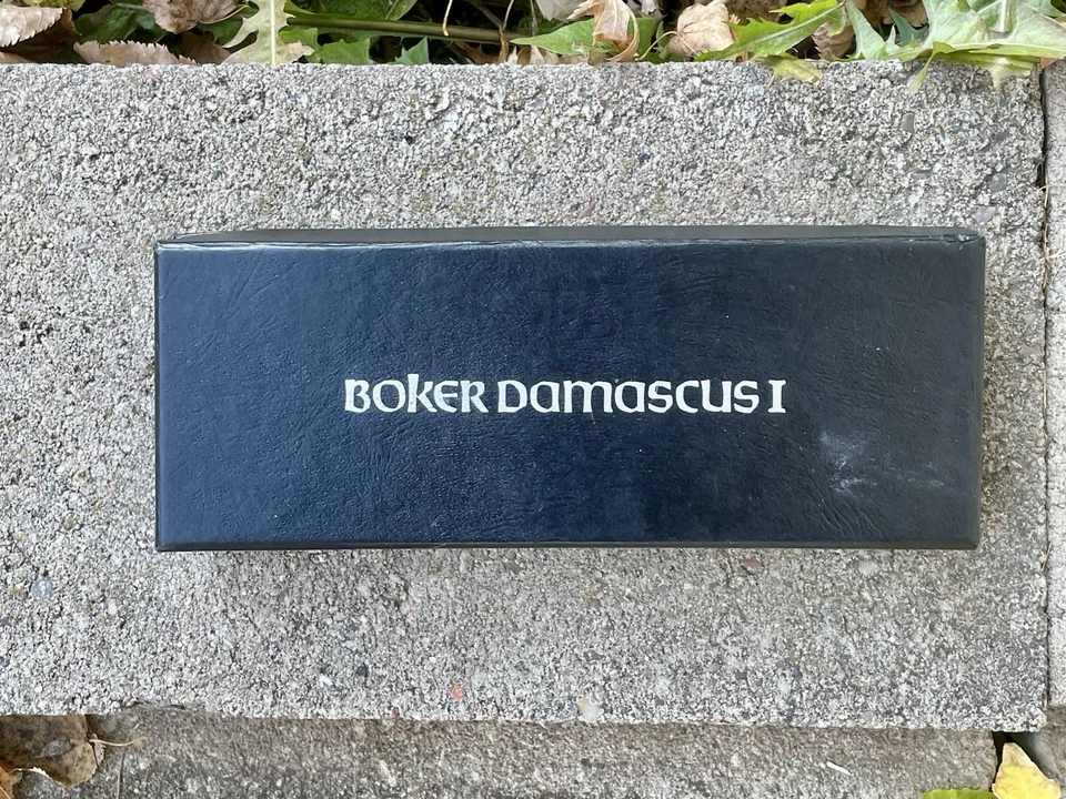 Boker Damasco 1 Navaja Plegable #86 De 500 Hecha En Solingen Alemania Foto 2 de 4