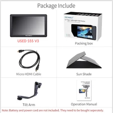 FEELWORLD S55 6 inch Camera DSLR Field Monitor Small Full HD 1920x1080 IPS LUT