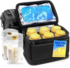 FreezeN'Go Sac Isotherme pour Lait Maternel et Bébé, Compatible avec Biberons