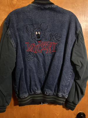 Genius vintage mickey mouse jean jacket