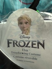Transforming Costume 2 In 1 Disney Frozen Elsa Girls medium 8-10