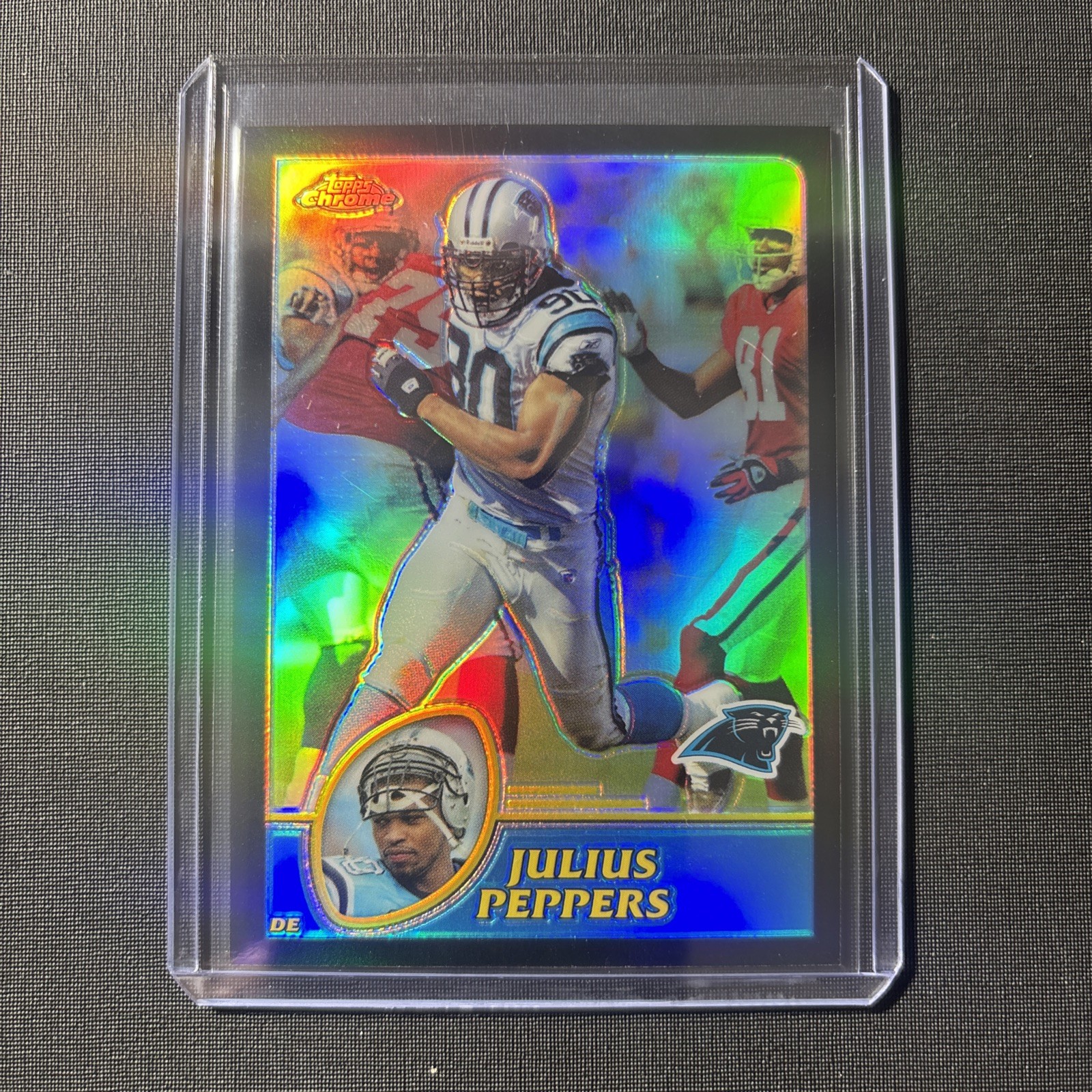 2003 Topps Chrome - Julius Peppers #139 Black Refractor /599