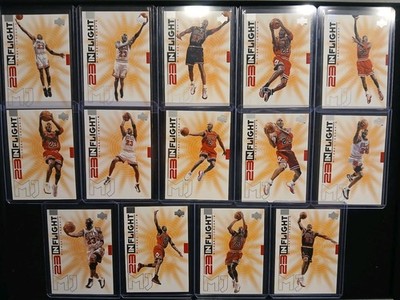 1998 NBA - Upper Deck - Michael Jordan - ''23 IN FLIGHT'' COLLECTION - 14 Karten